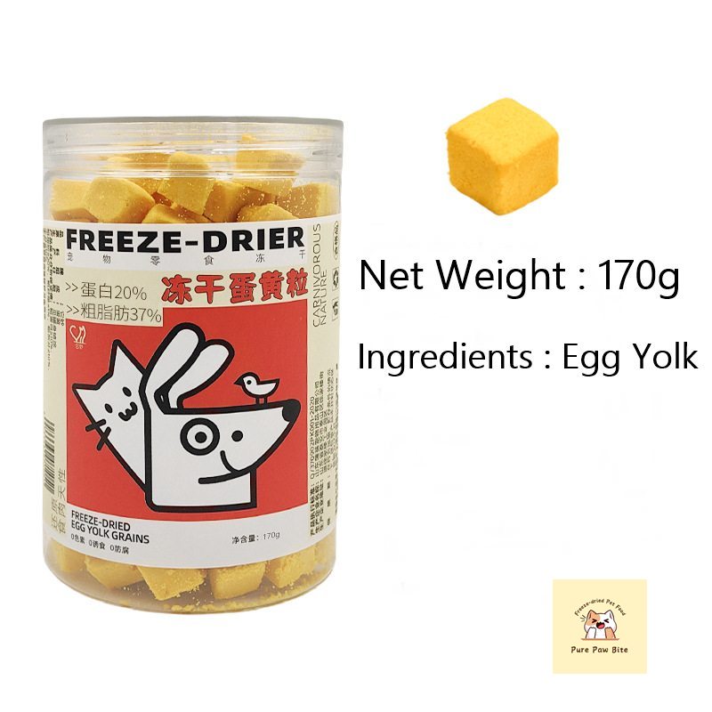 PurePaw Bite freeze-dried egg yolk treats