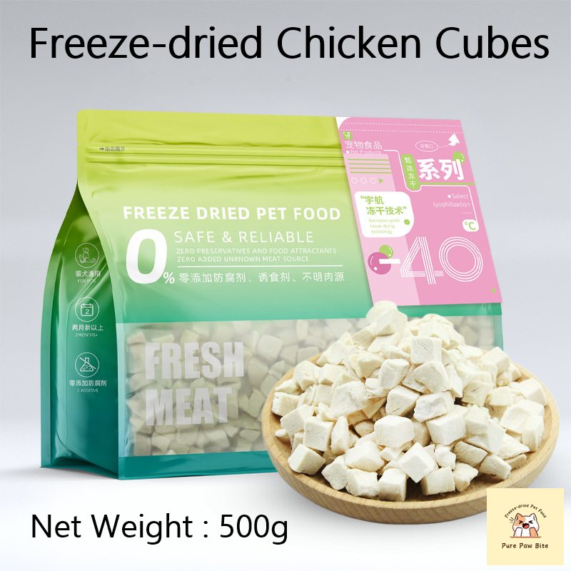 PurePaw Bite freeze-dried chicken 500g pack